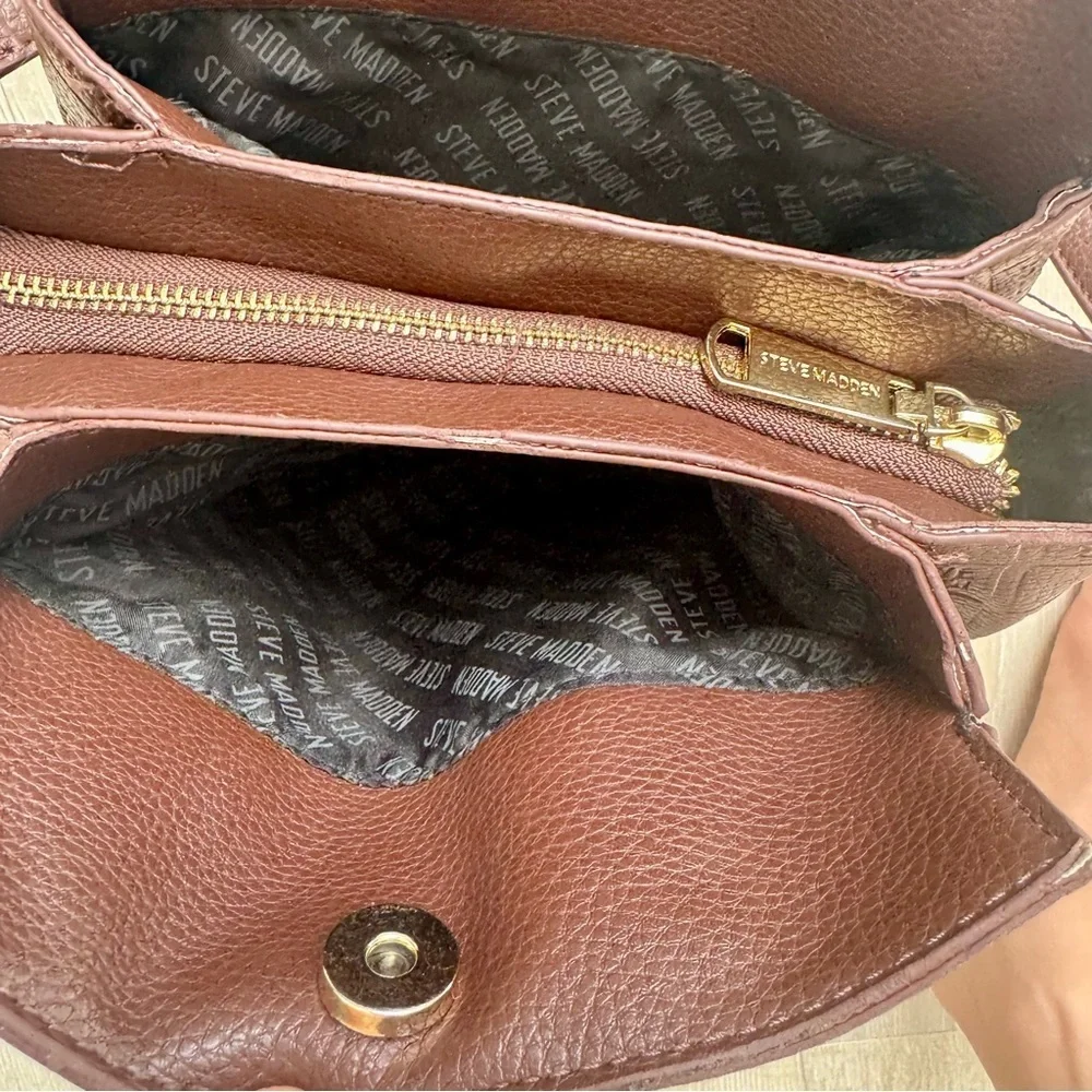 Steve Madden Dark Brown Satchel